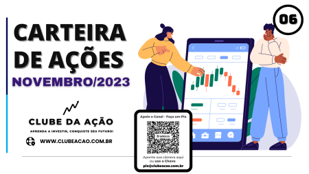 Carteira de Ações - Aporte Novembro - 2023